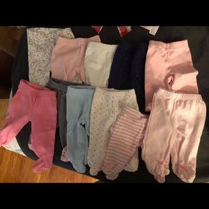 Newborn footie pants